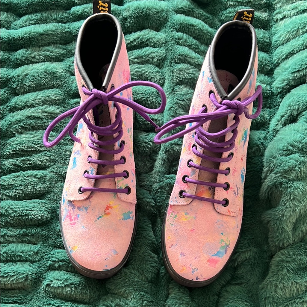 Dr Martins Pink Boots